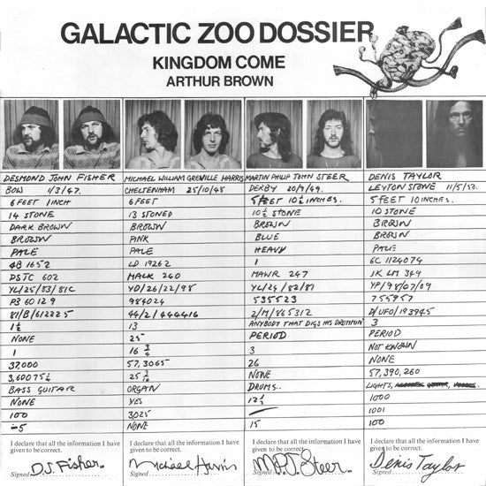 Kingdom Come Galactic Zoo Dossier - Personally Signed Limited Edition Vinyl