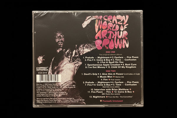New Reissue : The Crazy World Of Arthur Brown, 2CD Deluxe Edition (*PERSONALLY SIGNED BY ARTHUR*)