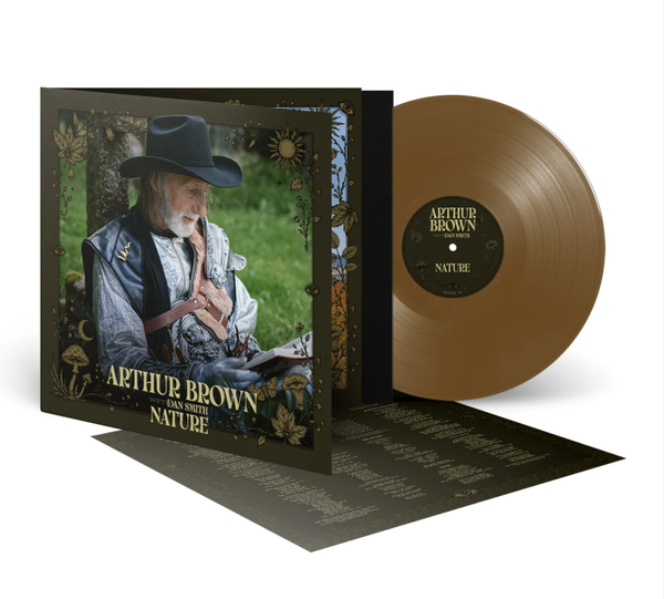 *NEW*  Arthur Brown : Nature  (*Limited* Brown Vinyl Gatefold LP)  (PERSONALLY SIGNED BY ARTHUR)