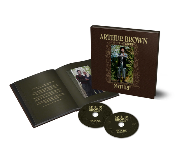 *NEW*  Arthur Brown : Nature (Artbook 2 CD) (PERSONALLY SIGNED BY ARTHUR)